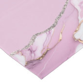 Chemin De Table Court PINK MARBLE AGATE Runner Table (Coin)