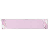 Chemin De Table Court PINK MARBLE AGATE Runner Table (Horizontal)