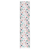 Chemin De Table Court Pins du Père Noël Reindeer Mittens (Devant)