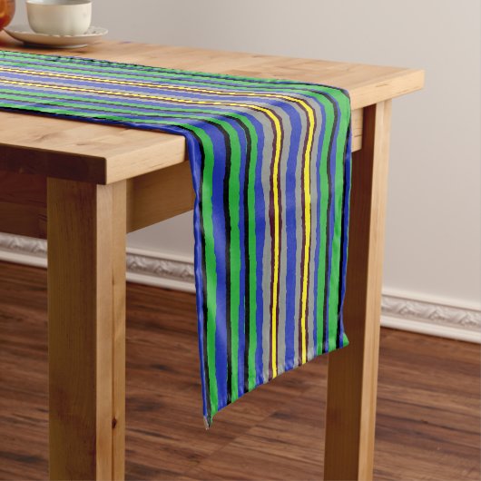 Chemin De Table Court Pipettes Kente Runner (In Situ)