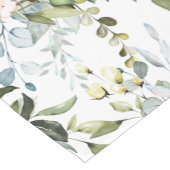 Chemin De Table Court PixDezines Aquarelle Dusty Blue Gum Foliage (Coin)