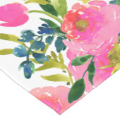Chemin De Table Court PixDezines floral/aquarelle/ranunculus (Coin)