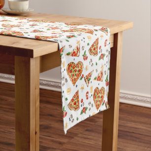 Chemin De Table Court Pizza et Pacificateurs Baby shower Coureur de tabl