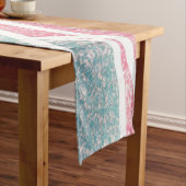 Chemin De Table Court Plage/côte vagues abstraites (In Situ)