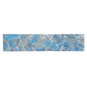 Chemin De Table Court Plage de marbre de motif de coquilles de mer