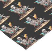Chemin De Table Court Plage Lounge Squelette Halloween (Coin)
