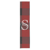 Chemin De Table Court Plaid de buffle monogramme (Devant)