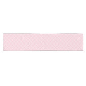 Chemin De Table Court Plaid rose-clair (Horizontal)