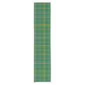 Chemin De Table Court Plaid vert irlandais (Devant)