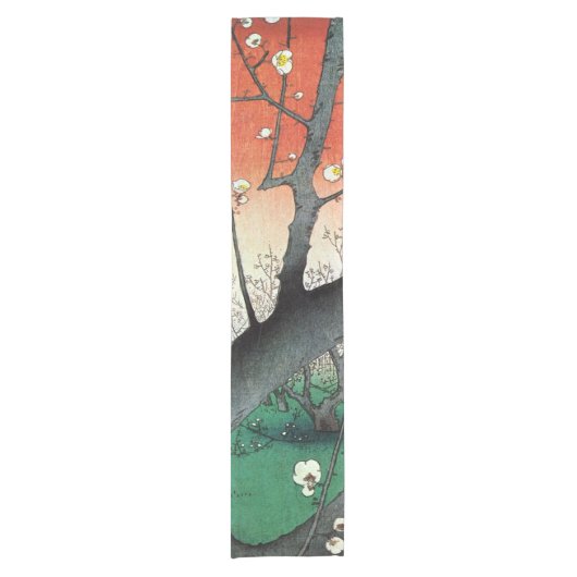 Chemin De Table Court Plum à fleurs, Hiroshige (Devant)