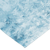 Chemin De Table Court Plumes Abstraites et flocons de neige (Coin)