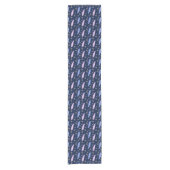 Chemin De Table Court Plumes ethniques de Boho (Devant)