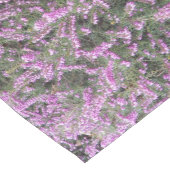 Chemin De Table Court Plutôt Violet Cuir Floral (Coin)