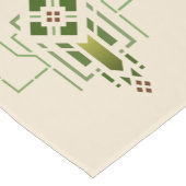 Chemin De Table Court Pochoir adoptif de prairie de Hélène (Coin)