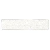 Chemin De Table Court Points modernes élégants de confettis de blanc et (Horizontal)