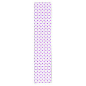 Chemin De Table Court Points violets, motif à pois, points, pointillés (Devant)