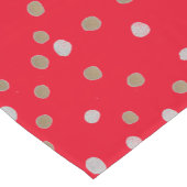 Chemin De Table Court Pois rouges (Coin)