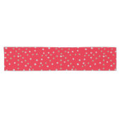 Chemin De Table Court Pois rouges (Horizontal)