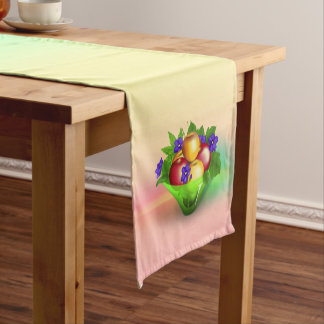 Chemin De Table Court Pommes dans Vase