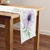 Chemin De Table Court "Poppy pourpre" (In Situ)