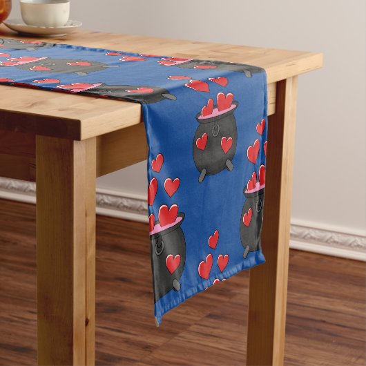 Chemin De Table Court Potion d'amour des coeurs (In Situ)