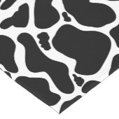 Chemin De Table Court Pots de vache noir simple Animal (Coin)