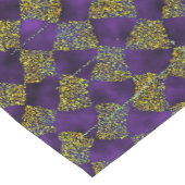 Chemin De Table Court Pourpre et coureur de table d'étincelle d'or (Coin)