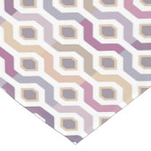 Chemin De Table Court Pourpre géométrique de motif de mod de la moitié (Coin)