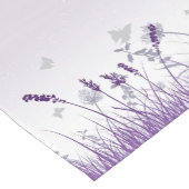 Chemin De Table Court Pré pourpre et papillons (Coin)