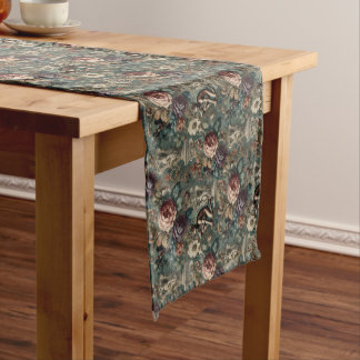 Chemin De Table Court Prenez un Bow - Gothique Floral Design