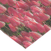 Chemin De Table Court Pretty Pink Tulips (Coin)