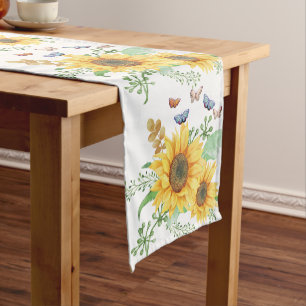 Chemin De Table Court printemps de tournesol