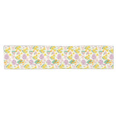 Chemin De Table Court Printemps Fleur de Pâques - Floraison de Crocus Ja (Horizontal)