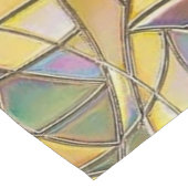 Chemin De Table Court Prismatic Stained Glass Effect - Rainbow Prismatic (Coin)