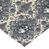 Chemin De Table Court Punk baroque - Crâne gothique (Coin)