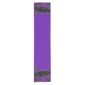 Chemin De Table Court PURPLE BLACK MARBLE AGATE Runner Table (Devant)