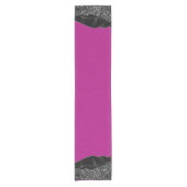 Chemin De Table Court PURPLE BLACK MARBLE AGATE Runner Table (Devant)