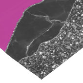 Chemin De Table Court PURPLE BLACK MARBLE AGATE Runner Table (Coin)
