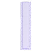 Chemin De Table Court Purple pawprints medium table runner (Devant)