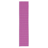 Chemin De Table Court Purple Polka Dot Pattern (Devant)