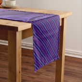 Chemin De Table Court Purples répartis (In Situ)