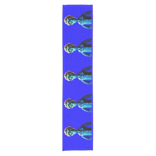 Chemin De Table Court "Qui vous regarde" Table Runner (Devant)