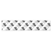 Chemin De Table Court Rabbit Silhouette main (Horizontal)