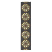 Chemin De Table Court Ramadan Mandala Black Table Runner (Devant)