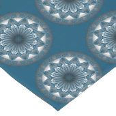 Chemin De Table Court Ramadan Mandala Blue Grey Table Runer (Coin)
