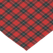 Chemin De Table Court Ramsay tartan rouge noir plaid (Coin)