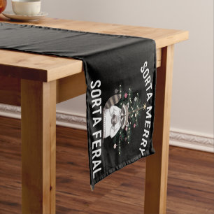 Chemin De Table Court Raton de Noël Assez joyeux Assez sauvage Noël