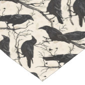Chemin De Table Court Raven on Branches Halloween crows (Coin)