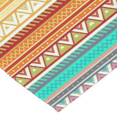 Chemin De Table Court Rayures aztèques (Coin)