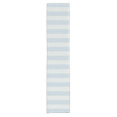 Chemin De Table Court Rayures bleu clair (Devant)